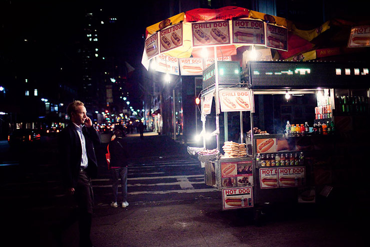 hot dog cart new york