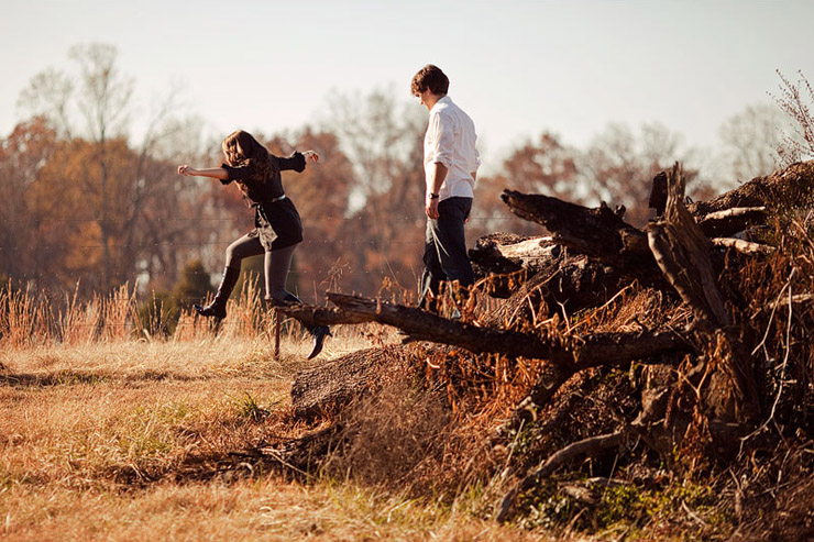 engagement photos seymour tennessee country