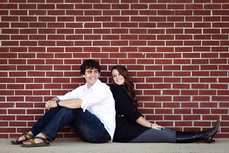 engagement photos of  lakin and zach in seymour tennessee farm