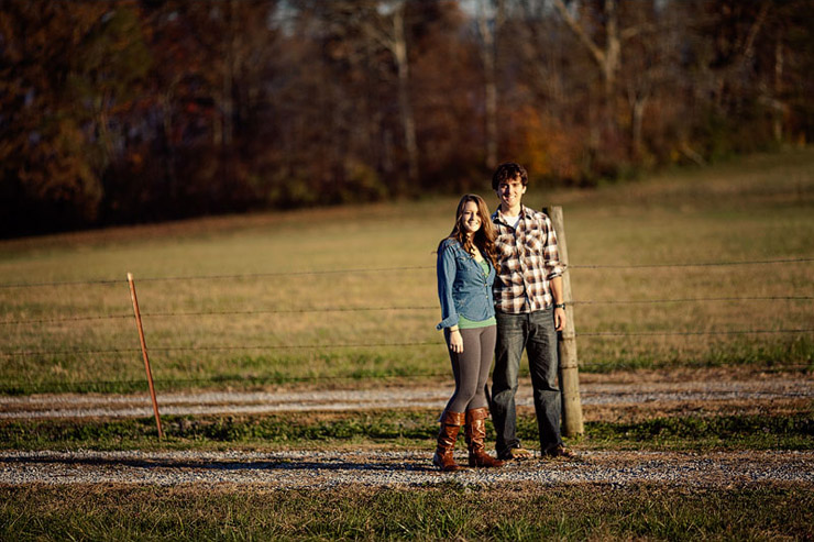 engagement photography shot in knoxville tennessee 