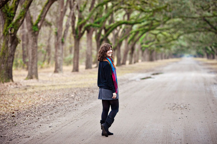 savannah georgia erin at wormsloe plantation live oak avenue