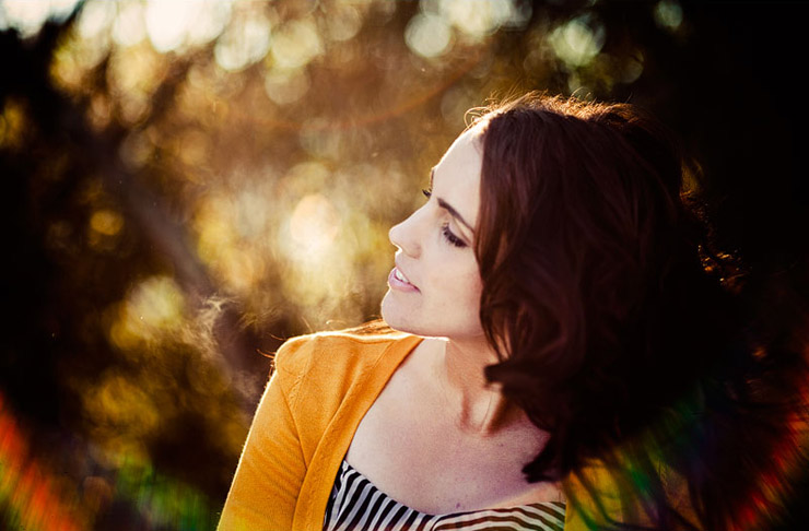 knoxville portrait photographer sun flare