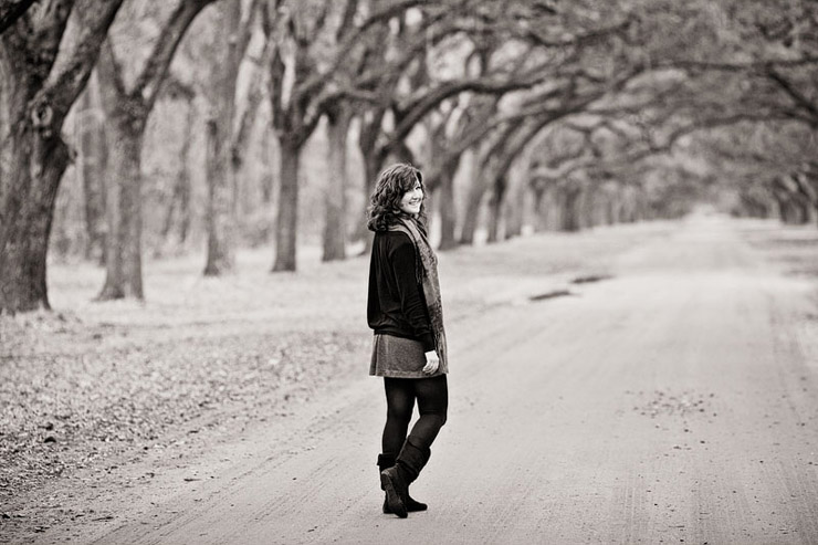 erin at wormsloe plantation