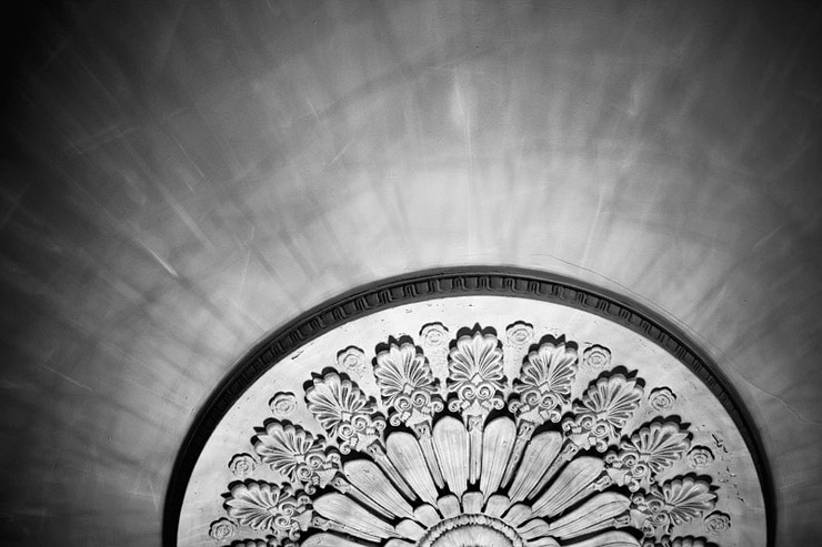 ceiling at the sorrel weed house in downtown savannah georgia historic tour