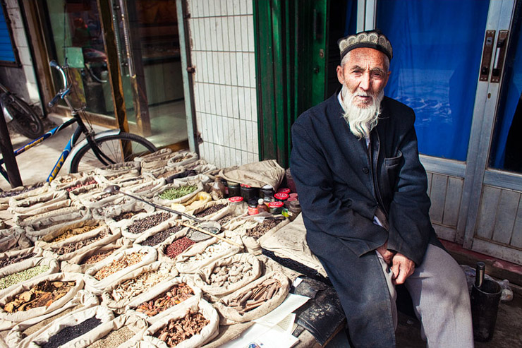 uyghur medicine man in hotan china