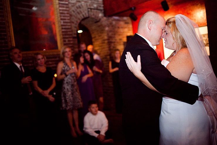  wedding reception at BB kings in downtown nashville photography