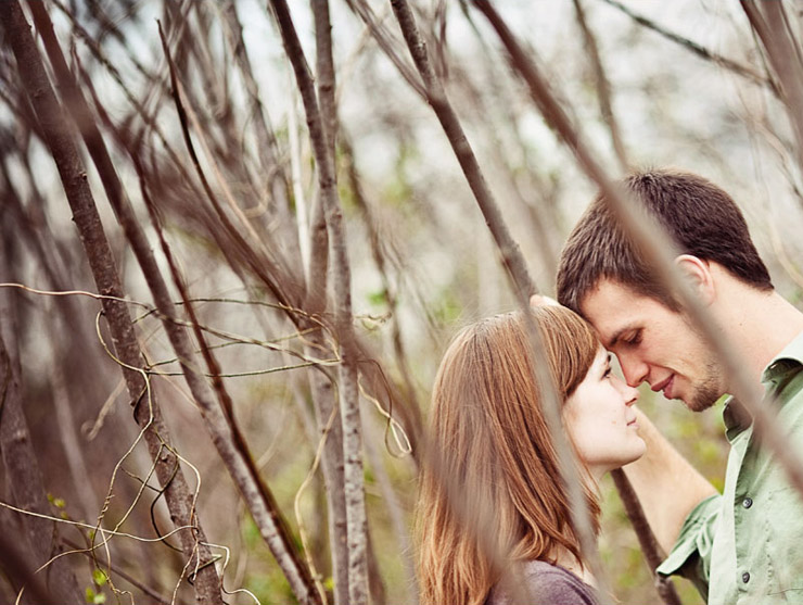 romantic engagement photos in nashville tennessee