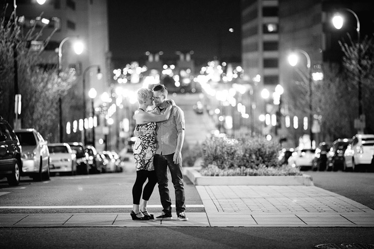 nashville street engagement photos