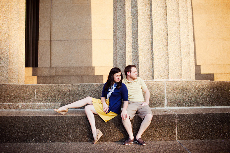 parthenon engagement session