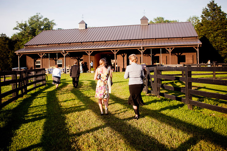 wedding reception at wolf den farm