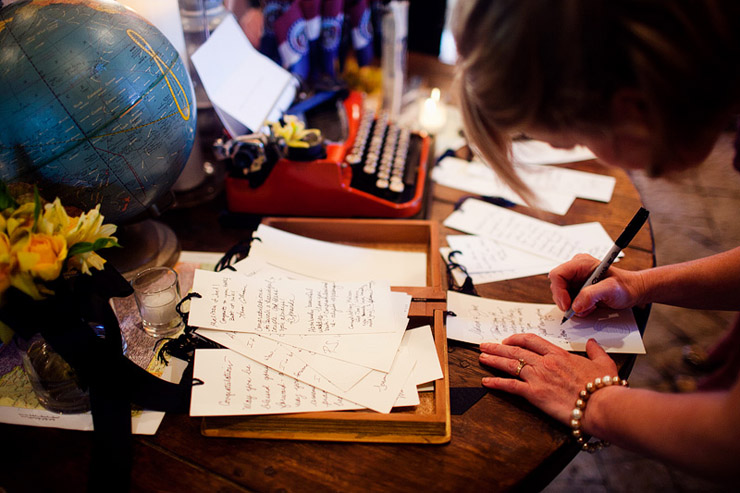 globe wedding details