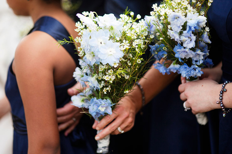 blue and green wedding colors