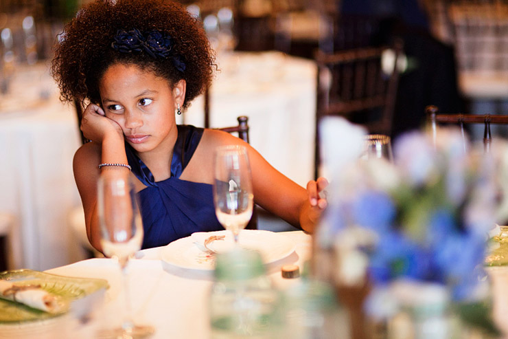 bored flowergirl