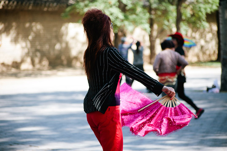 dancing in tiantan park