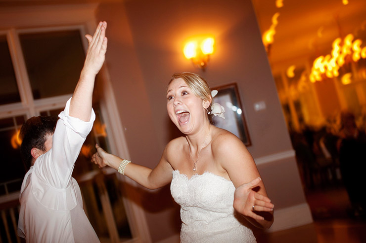 dancing at a reception