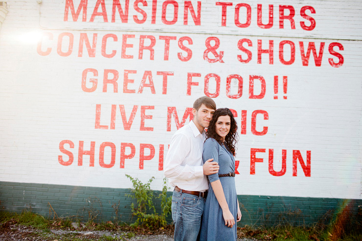 engagement photos in white pine tennessee