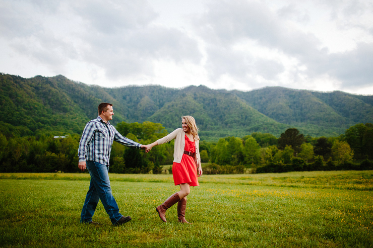 mountain engagement photos