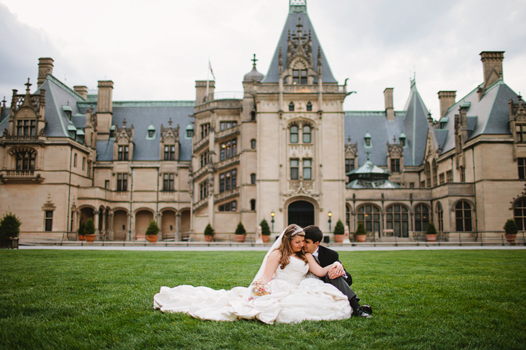 biltmore estate wedding day portraits