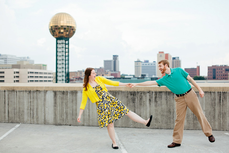 knoxville engagement photos sunsphere