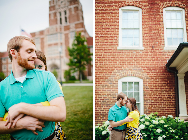 University of Tennessee engagement photos