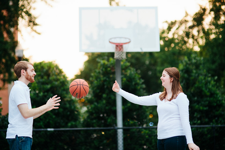 basketball engagement session