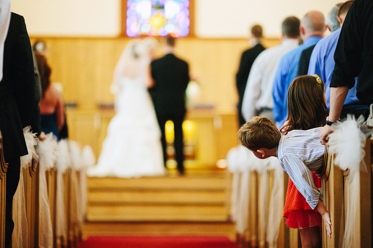 cute kids at a knoxville wedding