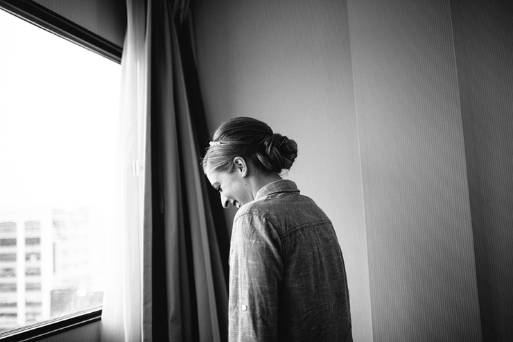 bride getting ready