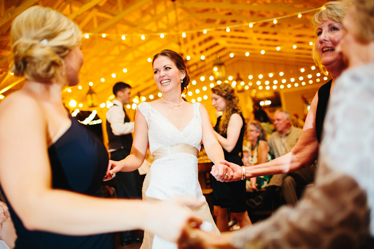 dancing at a wedding