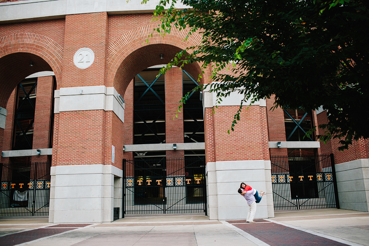 University of Tennessee engagement photos