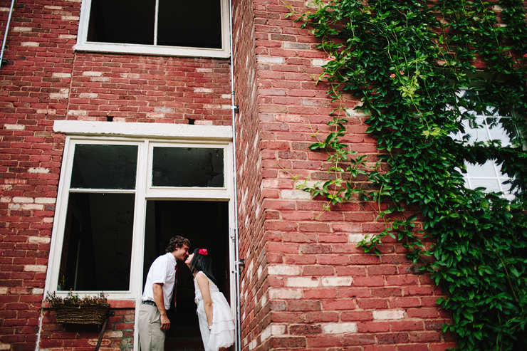 quirky engagement session style