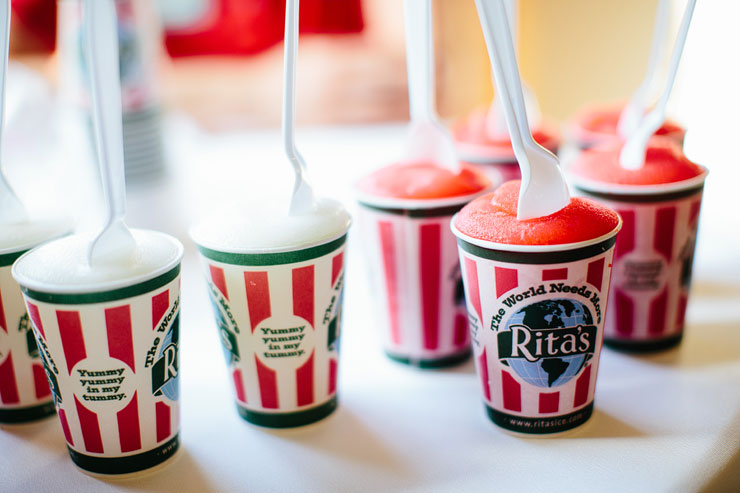 rita's ice at weddings