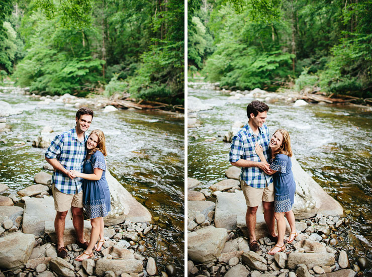 tennessee mountain engagement photos