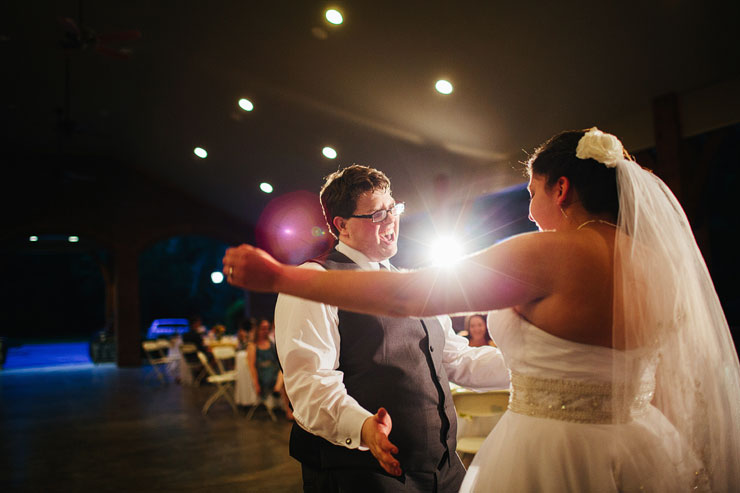 dancing at a wedding